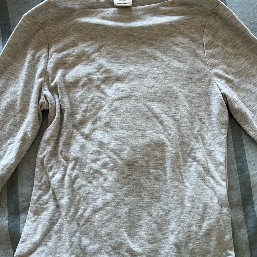 Abercrombie & Fitch Heather Gray Top